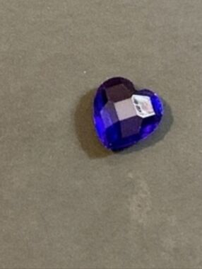 September Birthstone Crystal Heart Shaped Floating Locket Charm